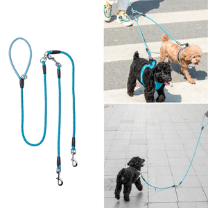 Jordan&Judy,Double,Leash,Pulling,Capacity,Modes,Reflective,Walking,Leash,Collar,Supplies