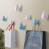 Honana,Brief,Water,Shaped,Wooden,Decorative,Mounted,Hanger,Bedroom