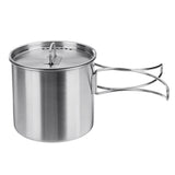 500ml,Stainless,Steel,Cooking,Foldable,Portable,Camping,Picnic,Cooking