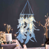 Lighting,Dream,Catcher,Light,Hanging,Crafts,Chimes,Bedroom,Romantic,Hanging,Decoration