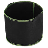 Black,Fabric,Aeration,Breathable,Planter,Container,Gallon