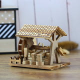 Wooden,Crafts,Waterwheel,Furniture,Office,Decorations