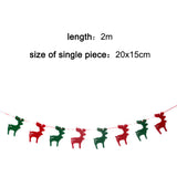 Christmas,Paperboard,Pennant,Flags,Banners,Hanging,Buntings,Garland,Banner,String,Party