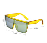 Women,Square,Shape,Frameless,Personality,Casual,Outdoor,Protection,Sunglasses