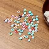 100Pcs,Round,Mixed,Glass,Patch,Crafted,Handcrafted,Tiles,Jewelry,Making,Decorations