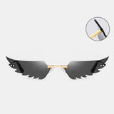 Unisex,Peisonality,Shape,Frameless,Fashion,Protection,Sunglasses