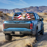 American,Eagle,Stars,Truck,Window,Graphic,Decal,Sticker