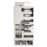 Scale,White,Ruined,Building,After,Assembling,Model,GUNDAM,Scene,Decorations