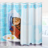 Bathing,Bathroom,Shower,Curtain,Waterproof,Fabric,Hooks