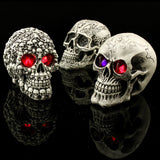 Halloween,Human,Resin,Skull,Night,Lights,Decorative,Novelty,Pranksters,Halloween,Supplies