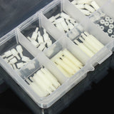 Suleve,M2NH2,Nylon,Screw,White,Screw,Nylon,Standoff,Assortment,140Pcs