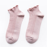 Women,Plain,Ankle,Socks,Cotton,Liner,Sneaker,Outdoor,Slippers,Socks