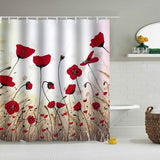 Painting,Shower,Curtain,Bathroom,Flower,Waterproof,Polyester,Fabric,Bathroom,Floor