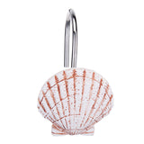 Barthroom,Shower,Curtain,Hooks,Shower,Beach,Themed,Starfish,Shell,Seashells