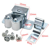 Silver,Roller,Catch,Cupboard,Cabinet,Latch,Double,Catches,Screws