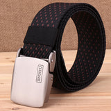 Leisure,Canvas,Belts,Military,Style,Waist,Alloy,Automatic,Buckle