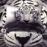 Bedding,Animal,Tiger,Printing,Quilt,Cover,Pillowcase