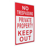 20cmx30cm,Aluminum,Trespassing,Private,Property,Warning