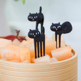 Animal,Fruit,Picks,Cartoon,Black,Children,Toothpick,Novelties