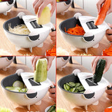 Multifunctional,Vegetable,Slicer,Drain,Basket,Household,Potato,Slicer,Radish,Grater,Kitchen,Tools,Drain,Basket,Vegetable,Cutter