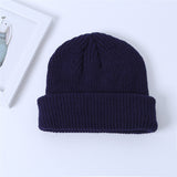 Unisex,Solid,Color,Knitted,Skull,Beanie