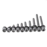 88Pcs,Socket,Knurled,Screw,Stainless,Steel,Assortment