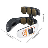 Electric,Massager,Modes,Speed,Charging,Cervical,Pulse,Infrared,Heating,Relief,Health,Relaxation,Machine