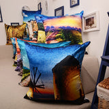 Landscape,Painting,Throw,Pillow,Office,Cushion,Cover