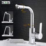 KCASA,Kitchen,Bathroom,Faucets,Mixed,Degree,Swivel,Brass