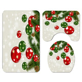 Christmas,Decorative,Balloon,Bathroom,Shower,Curtain,Skidproof,Toilet,Cover