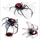 Halloween,Waterproof,Tattoo,Sticker,Black,Spider,Temporary,Tattoo,Flash,Decor,Decoration