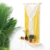 Woven,Macrame,Plant,Hanger,Cotton,Tapestry,Shelf