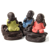 Buddha,Backflow,Incense,Burner,Holder,Buddhist,Zazen,Fragrant,Backflow,Censer,Decor