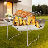 Stainless,Steel,Stove,Outdoor,Camping,Heating,Cooking,Bonfire,Campfire