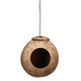 Natural,Coconut,Shell,Parakeet,House,Parrot,Feeder,Feeding,Cages