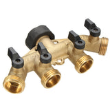 European,Standard,Brass,Faucet,Manifold,Water,Segregator,Garden,Connector,Splitter,Switcher,Control,Valve