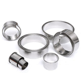 12Pcs,Round,Stainless,Steel,Mousse,Circle,Molds,Cookie,Pastry,Baking,Cutter,Mould