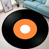 Vinyl,Record,Printed,Fabric,Round,Floor,Carpet,Bedroom,Cover