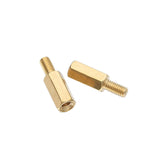 Suleve,M3BH3,100Pcs,Brass,Standoffs,Support,Spacer,Pillar,Board