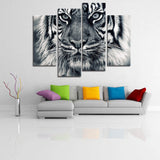 Miico,Painted,Combination,Decorative,Paintings,Tiger,Decoration