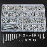 Stainless,Steel,Phillips,Round,Screws,Washers,Assortment