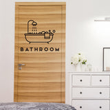 Loskii,Bathroom,Sticker,Creative,Shower,Sticker,Background,Waterproof,Toilet,Washroom,Decoration