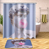 Waterproof,Shower,Curtain,Polyester,David,Sculpture,Bathroom,Shade