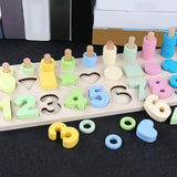 Preschool,Learning,Montessori,Counting,Board,Digital,Shape,Pairing