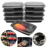 10Pcs,Containers,Reusable,Microwavable,Plastic,Lunch