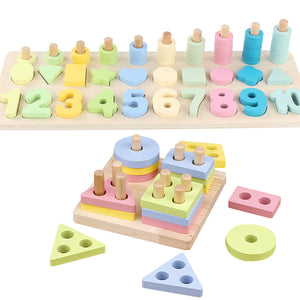 Preschool,Learning,Montessori,Counting,Board,Digital,Shape,Pairing