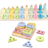 Preschool,Learning,Montessori,Counting,Board,Digital,Shape,Pairing