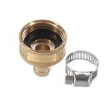 Brass,Female,Connector,Garden,Repair,Quick,Connect,Water,Fittings,Adapter,Adjustable,Clamp