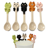 Cartoon,Animal,Ceramic,Hanging,Coffee,Scoop,Spoon,Tableware,Decor