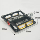 Aluminum,Light,Weight,Bearing,Mountain,Cycling,Platform,Pedals